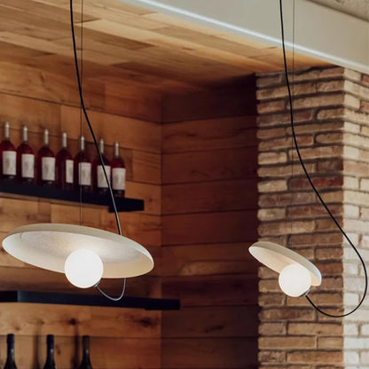 Danish minimalist restaurant circular magnetic pendant lights modern living room bedroom bedside bar table hanging lamps fixture