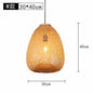 Bamboo Lantern Bamboo Woven Chandelier Chinese Restaurant Tea Room Chandelier Japanese Restaurant Straw Hat Rattan Woven Chandel