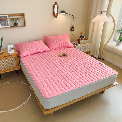 Green Tea Mattress Topper Cooling Pad Ultra-Soft and Breathable Bed Mattress Cover with Deep Pocket Foldable Tatami Floor 매트리스