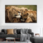 Large Size Lion Leopard Animals Posters African Elephant Tiger Wall Picture Canvas Painting One Piece Home Decoration No Frame