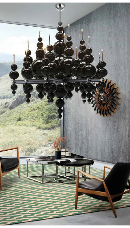 Hotel Restaurant Shop Luxury Ceiling Pendant Lamp Modern Art Deco Metal Chandelier Living Room Ceiling Light Fixture Room Decor