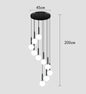 Modern ring stairs led lights pendant light lamps for living room led Chandeliers for dining room hanging light indoor lighting