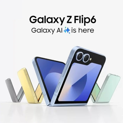 Samsung Galaxy Z Flip 6 5G F741B F741U1 F741N 256/512GB ROM 12GB RAM 6.7" NFC Snapdragon Foldable Original 99% New AI Cell Phone