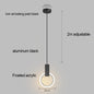 Nordic bedside circular small chandelier, modern and minimalist restaurant chandelier, fashionable bar and study light