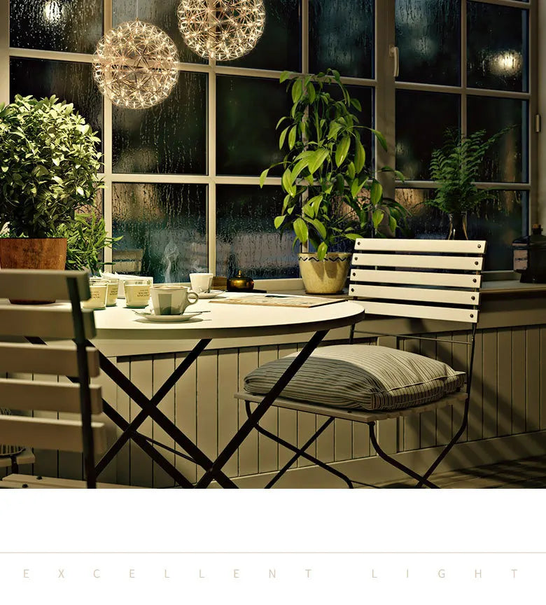 Chandelier Shop Commercial Spark Ball Full Sky Star Milk Tea Shop Restaurant Exclusive Network Bar Creative Art Decoration Light