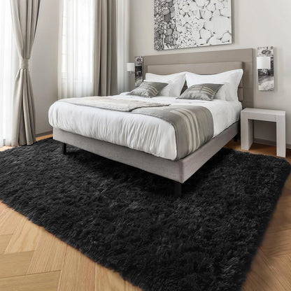 Grey Area Rugs for Living Room Bedroom carpet Soft Plush Fluffy Rug for Dorm Room Classroom Home Office Nursery Thick Carpet