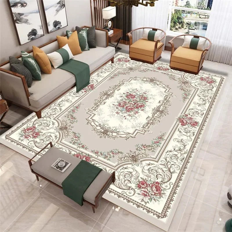 Classic  Carpets For Living Room  Area Rugs Home Decor Sofa Table Non-Slip Bedroom Floor Mats
