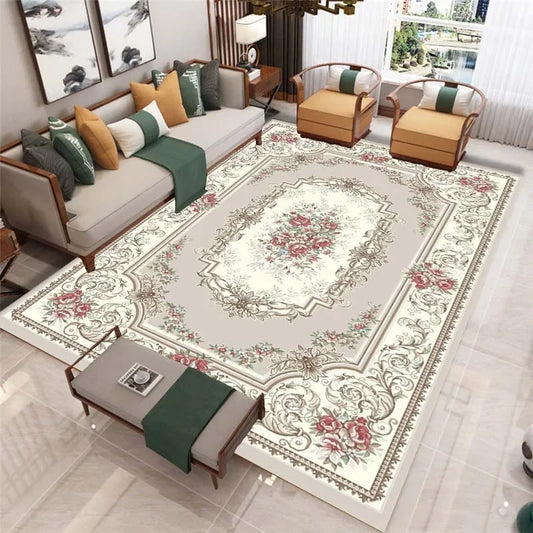 Classic  Carpets For Living Room  Area Rugs Home Decor Sofa Table Non-Slip Bedroom Floor Mats