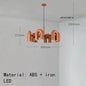 Cirkus scandinavian pendant light LED U-shaped tube chandelier Simple creative lamp Living Room Decoration restaurant lights