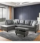 Cars Sofa for Living Room Set 3 Piece Modern Decor Loveseat Set with Arms and Nailhead,Includes Couch and A
