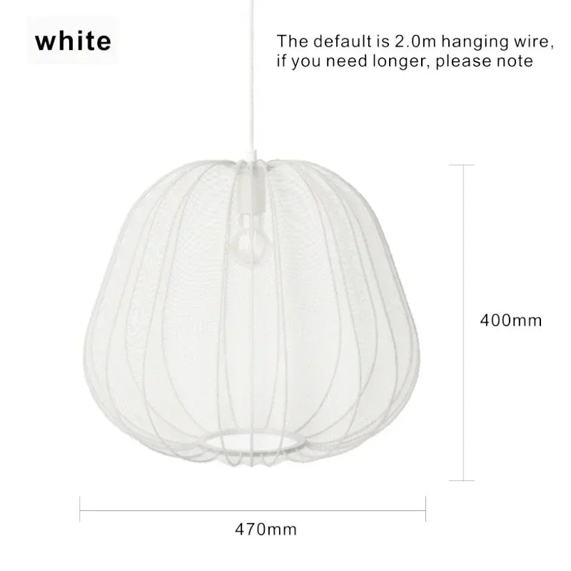 Bolia Balloon Fabric Ceiling Lamps Silk White Ivory Lantern Chandelier Pendant Living Room Bedroom Restaurant Home Decorations
