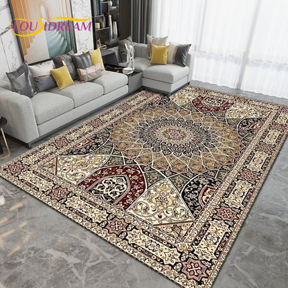 Persia Bohemia Nordic  Area Rug Large,Carpet Rug for Living Room Bedroom Sofa Doormat Decoration,kids Play Non-slip Floor Mat 3D