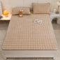 Fleece Topper Mattress Foldable Pad Sleeping Mat on The Floor Tatami Orthopedic Pillow Top Double Bed Bedroom Furniture Futon