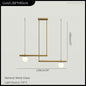 Hanging Lamp for Home LED Modern Minimalist Living Room Chandelier Simple Linear Restaurant Pendant Light Nordic Creative Shop