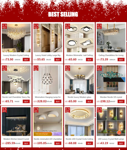 LED Luxury Crystal Wall Lamps For Living Room Hall Foyer Hotel Indoor Home Art Decor Wall Sconces Gold Bedside Lights Wall Light