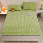 Fleece Topper Mattress Foldable Pad Sleeping Mat on The Floor Tatami Orthopedic Pillow Top Double Bed Bedroom Furniture Futon
