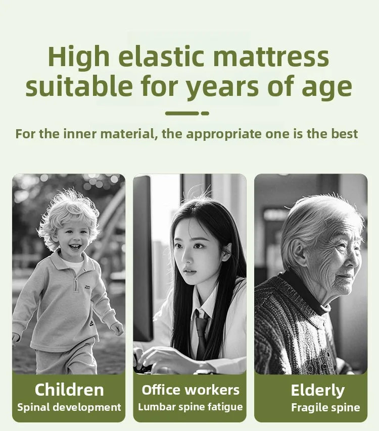 Mattress for home use, bedroom, latex sponge, soft mattress, dormitory, student, single mattress