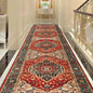 Golden Luxury Long Corridor Carpet Large Area Passageway Non-slip Rugs Washable Porch Entry Doormat Living Room Decoration Mats