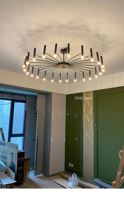 Living room lamp, new light luxury bedroom chandelier Nordic lamps modern minimalist atmosphere For home dining room Lights
