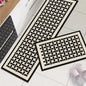 Long Area Retro Diatomite Kitche Floor Mat Waterproof Kitchen Rug For Living Room Hallway Bathroom Mats Doormat Washable
