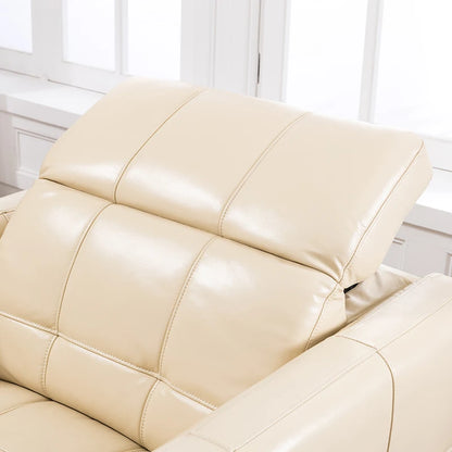 Genuine Leather Recliner Sofa Set,Modern Electric Recliner Sofa Set for Living Room