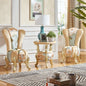 European-Style Leisure Chair Coffee Table Three-Piece Living Room Sofa Couch Balcony Table and Chair Living Room