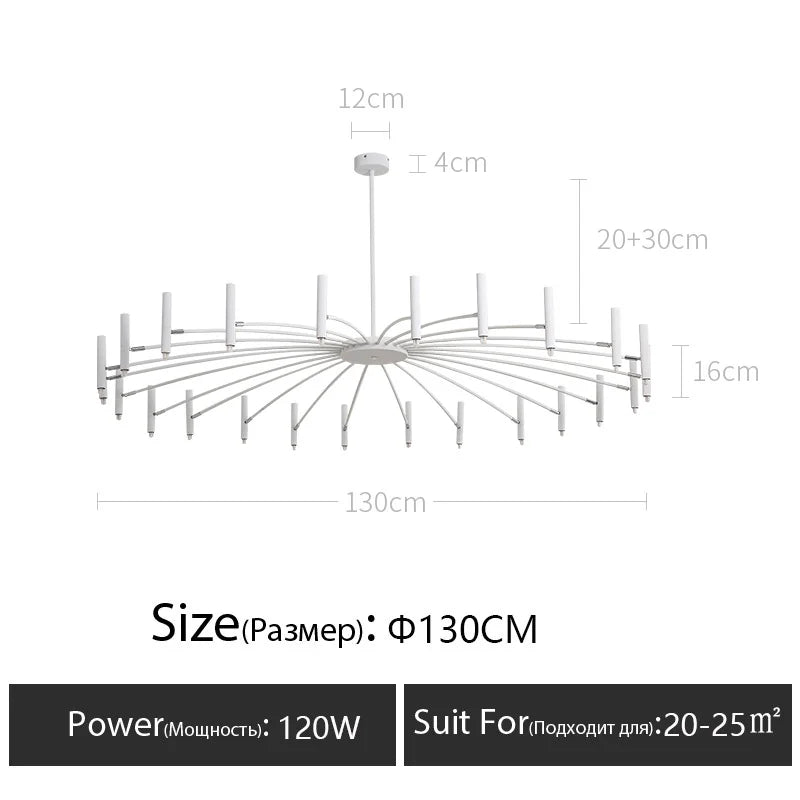 Living room lamp, new light luxury bedroom chandelier Nordic lamps modern minimalist atmosphere For home dining room Lights