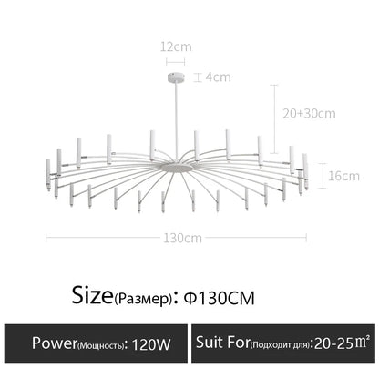 Living room lamp, new light luxury bedroom chandelier Nordic lamps modern minimalist atmosphere For home dining room Lights