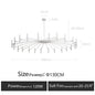 Living room lamp, new light luxury bedroom chandelier Nordic lamps modern minimalist atmosphere For home dining room Lights