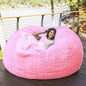 Soft Warm 180*90cm Fur Giant Removable Washable Bean Bag Bed Cover Comfortable Living Room Furniture Lazy Sofa Coat