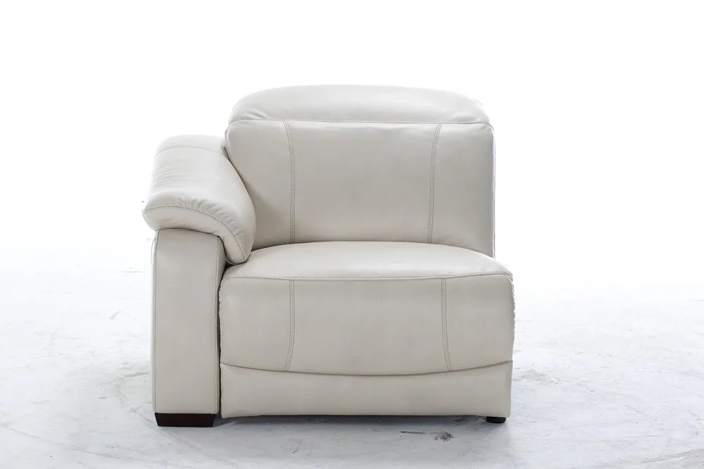 Italian Leather Furniture Set Living Room Electric Motion Sectional Power Recliner Sofa