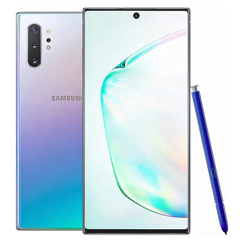 Samsung Galaxy Note10+ N975U1 Note10 Plus 6.8" AMOLED 256/512GB ROM 12GB RAM Snapdragon Fingerprint NFC 4G Original Cell Phone