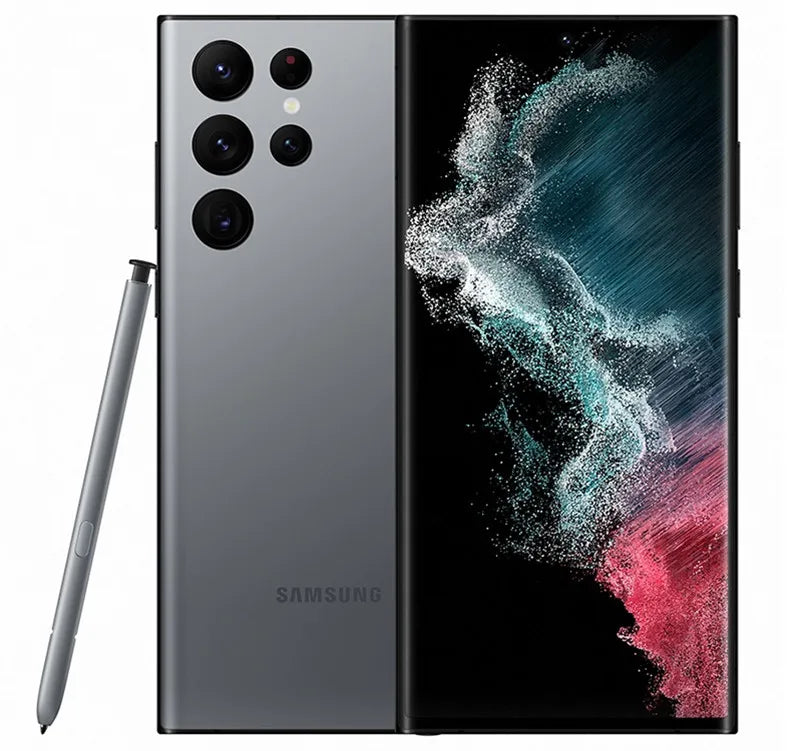 Samsung Galaxy S22 Ultra 5G S908U1 6.8" OLED 8/12GB RAM 128/256/512GB/1TB ROM Snapdragon NFC S22U eSIM Original  Phone
