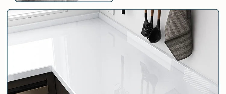40cm Oil Fume Patch Kitchen Cabinet Storage Fire Resistance Waterproof Wall Stickers Thermal Insulation Self-adhesive Wallpaper