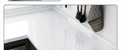40cm Oil Fume Patch Kitchen Cabinet Storage Fire Resistance Waterproof Wall Stickers Thermal Insulation Self-adhesive Wallpaper