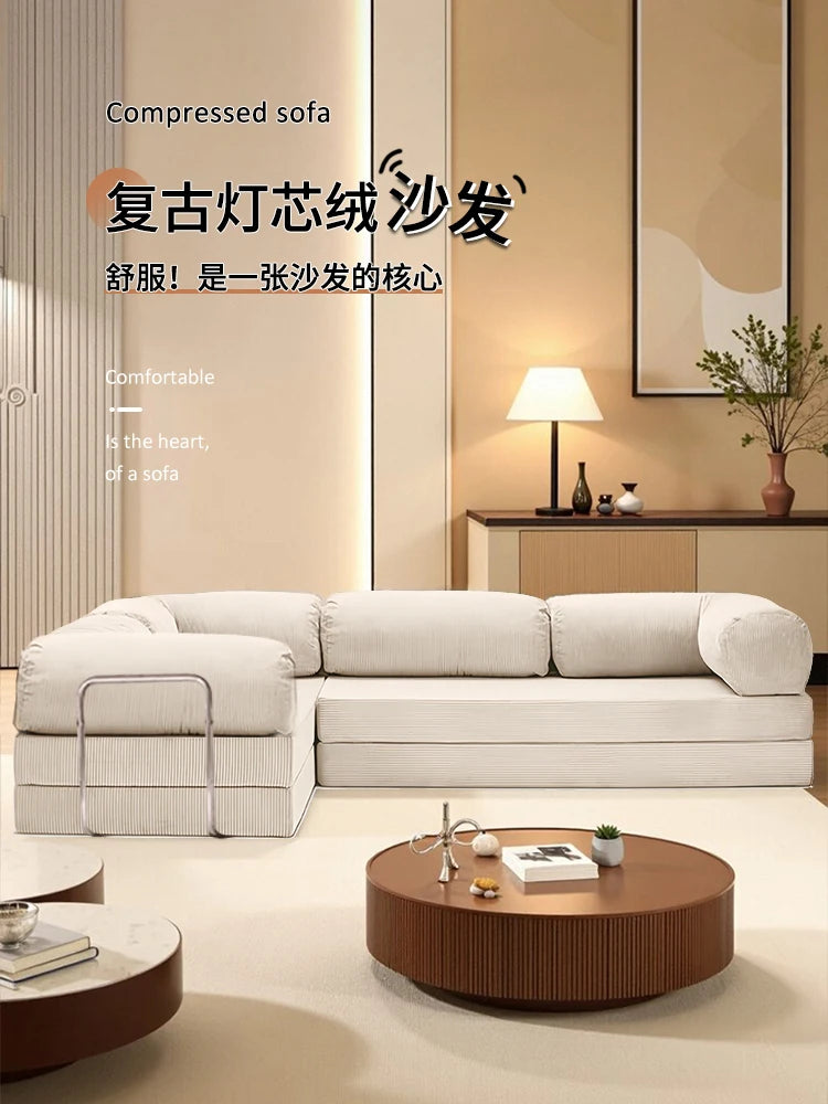 Vacuum Compression Sofa, Living Room Direct Sofa, Multi-functional and Versatile Sofa, 5 Brackets, Customizable