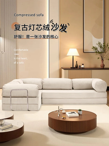 Vacuum Compression Sofa, Living Room Direct Sofa, Multi-functional and Versatile Sofa, 5 Brackets, Customizable