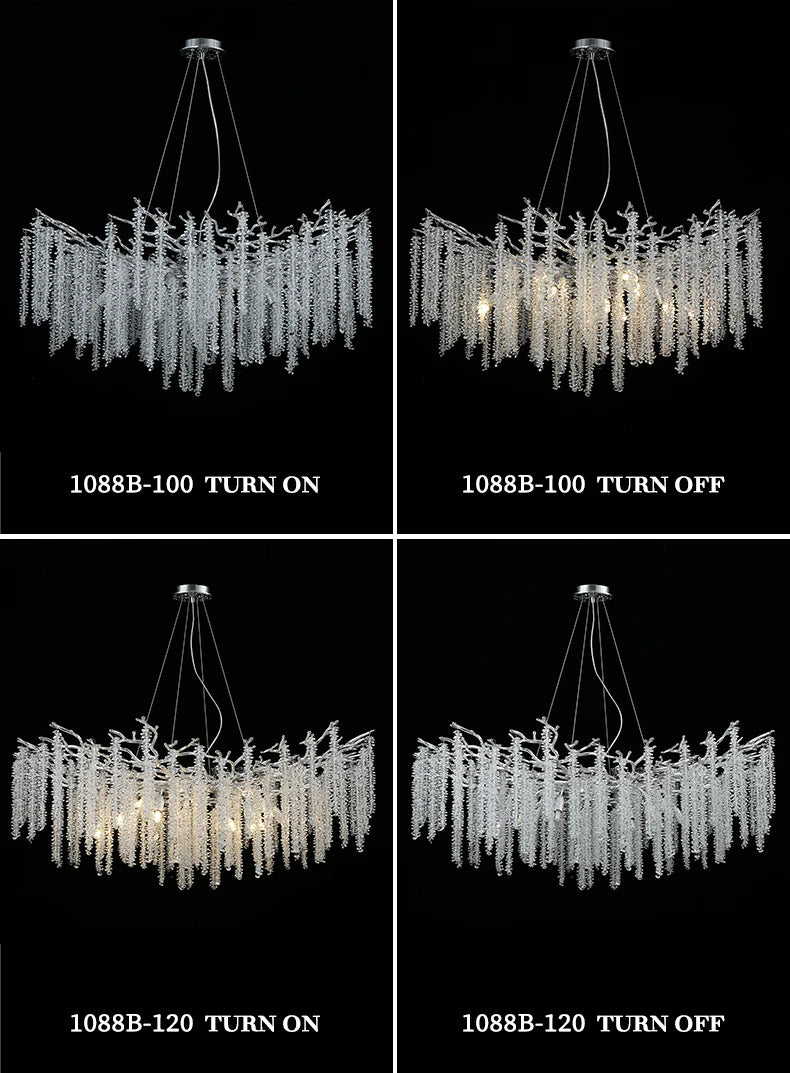 Round Gold Crystal Chandelier For Bedroom Living Room Dining Room Lounge Modern Luxury Gold Ceiling Crystal Branch Chandeliers