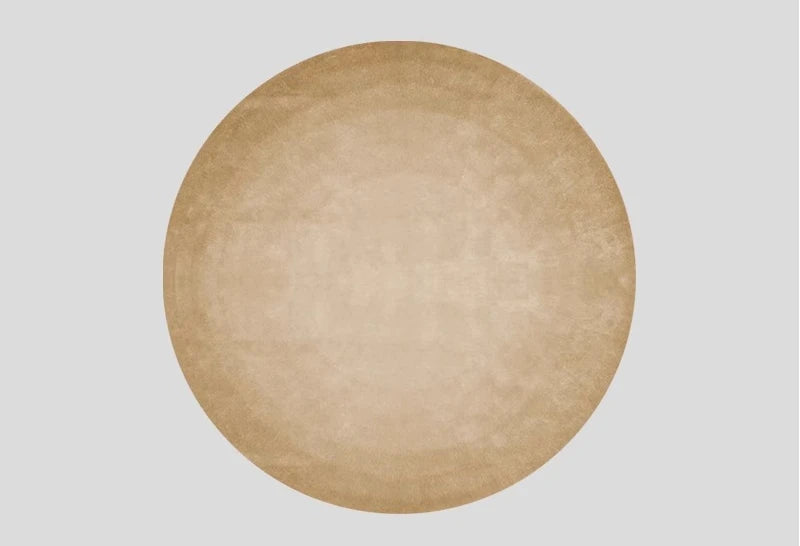 Modern Style Bedroom Decor Round Carpet Light Luxury Carpets for Living Room Washable Bedside Floor Mat Anti-slip Study Soft Rug