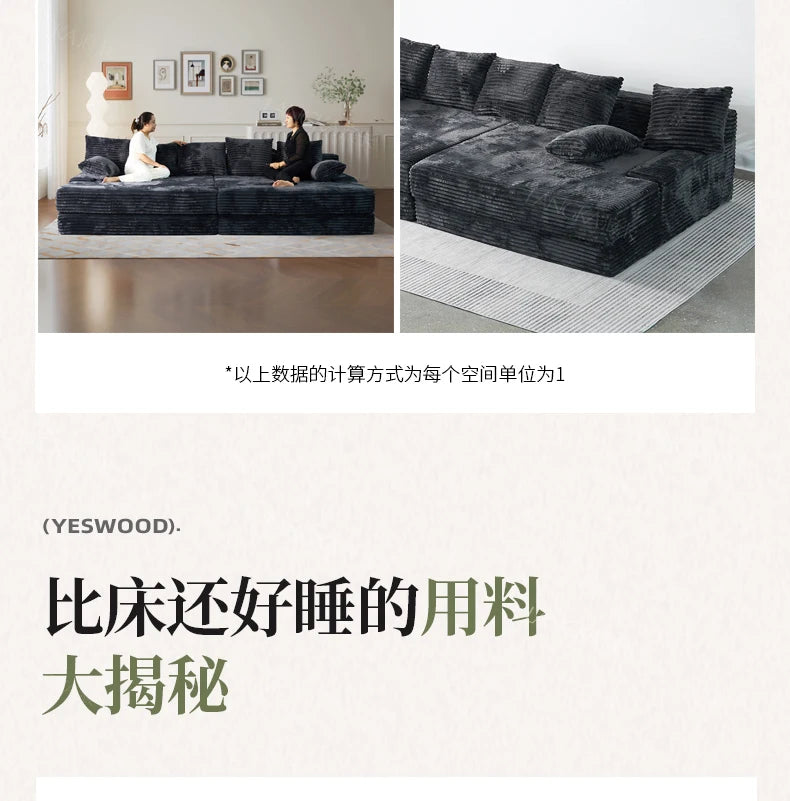 Bed Luxury European Sofa Armrest Adults Villa Floor Vacuum Compressed Couch Living Room Recliner Divano Sottovuoto Furniture