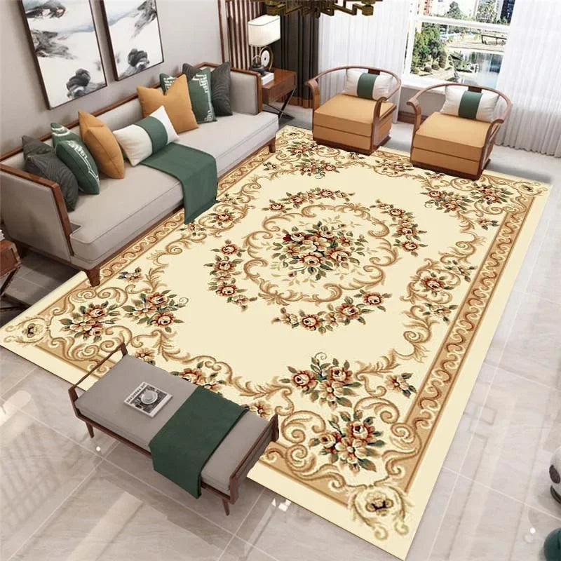 Classic  Carpets For Living Room  Area Rugs Home Decor Sofa Table Non-Slip Bedroom Floor Mats
