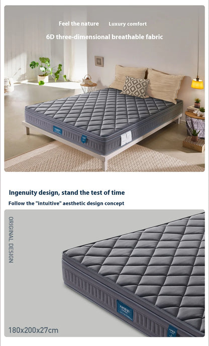 10-12 Inch High Density Memory Foam Hybrid Mattress Queen King Size Rolled Pocket Coil Spring Latex Gel Gel Technology for Home