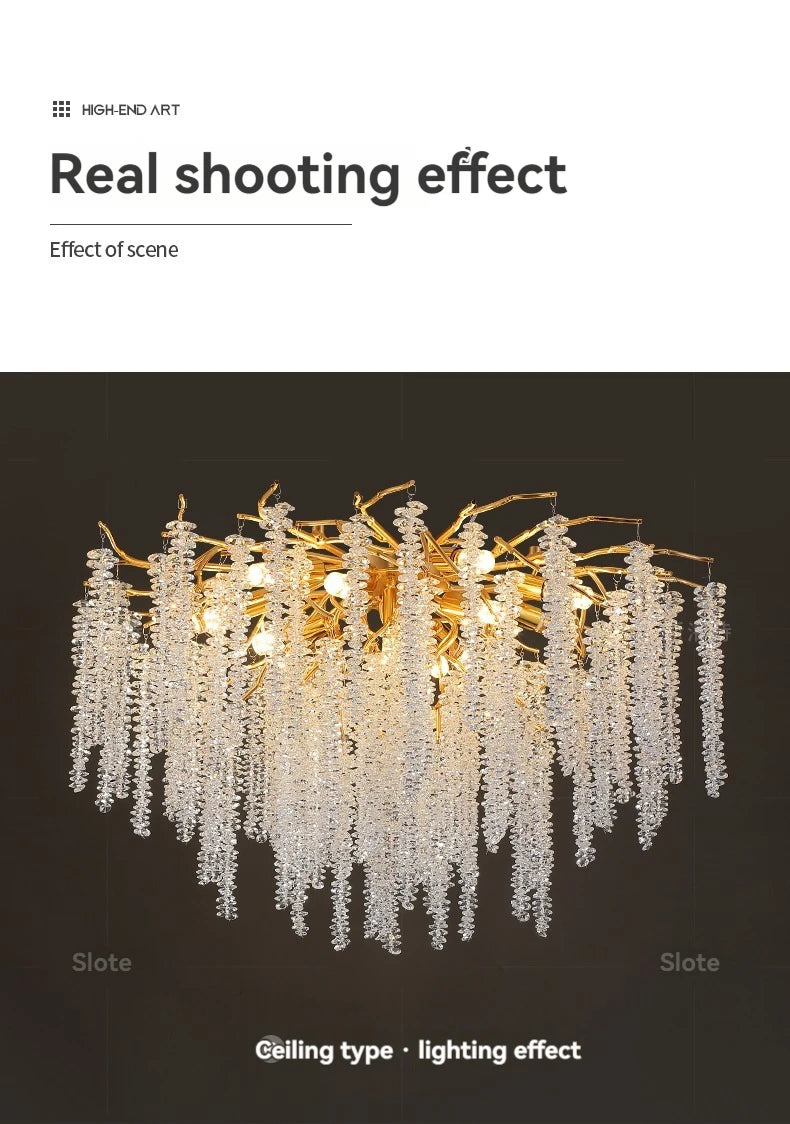 Silver Round Crystal Ceiling Chandelier Light For Bedroom Living Room Dining Kitchen Chrome K9 Crystal Ceiling Light Chandelier