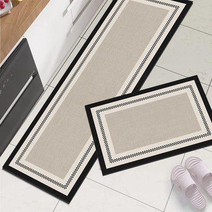 Long Area Retro Diatomite Kitche Floor Mat Waterproof Kitchen Rug For Living Room Hallway Bathroom Mats Doormat Washable