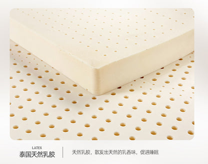 Thailand natural 100% latex mattress with cover natural rubber pure mattress 1.8m bed 2.0m thickened home dormitory cushion mats