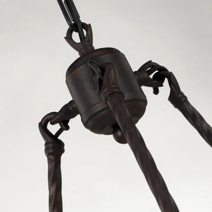 Industrial Vintage Black Chandelier For Kitchen Bedroom Living Room Indoor  Lighting Retro Wrought Iron Antique Pendant Lights