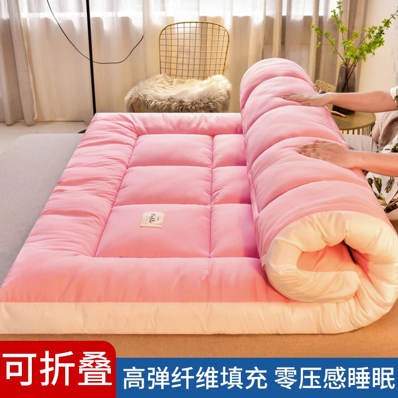 Soft comfortable mattress home thickened ultra-soft dormitory student single double mattress tatami floor sleeping mat