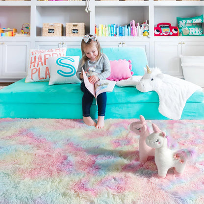 Grey Area Rugs for Living Room Bedroom carpet Soft Plush Fluffy Rug for Dorm Room Classroom Home Office Nursery Thick Carpet