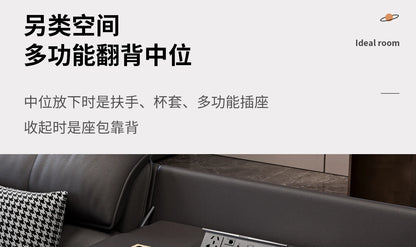 Genuine Leather Modern Sofa Chair Living Room Electric Designer Reclining Sofa Italian Loveseat Divano Soggiorno Home Furniture