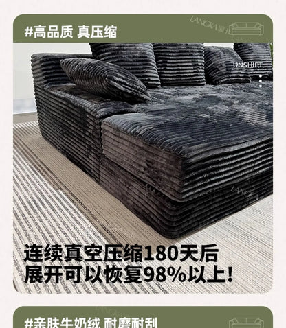 Bed Luxury European Sofa Armrest Adults Villa Floor Vacuum Compressed Couch Living Room Recliner Divano Sottovuoto Furniture